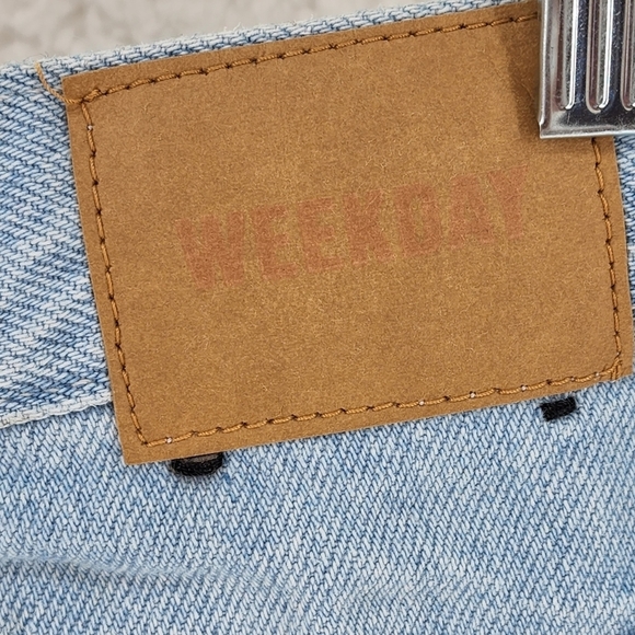 Weekday Women's Rail Mid Straight Jeans - 32/32 - Picture 6 of 8